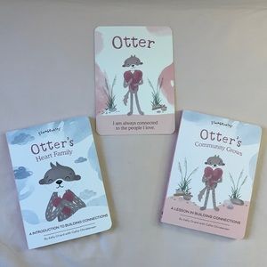 Slumberkins Otter Books and Affirmation Card